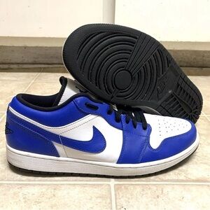 Air Jordan 1 Low Game Royal 553558-124 Mens US sz 12 Preowned